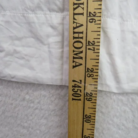 Spanx Shirt Womens 1XL White Long Sleeve‎ Button Pullover Tunic Blouse Top - Picture 7 of 7